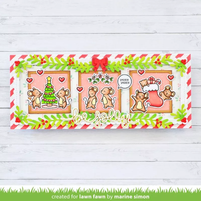 Christmas Before 'n Afters Stempel Lawn Fawn 1