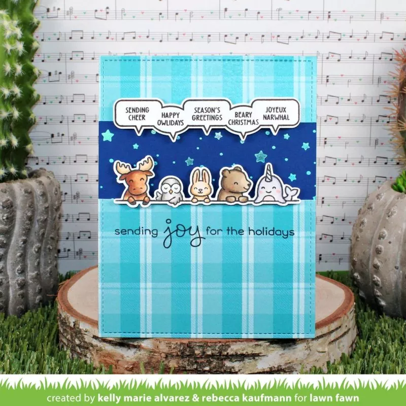 Simply Celebrate Winter Critters Add-On Stempel Lawn Fawn 2