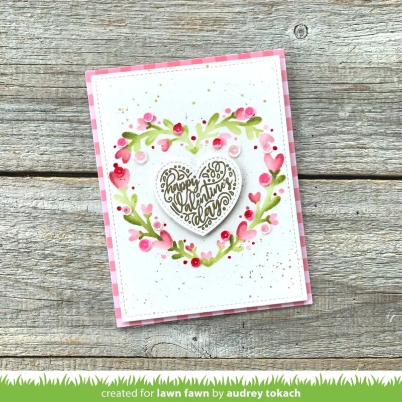 Magic Heart Messages Stempel Lawn Fawn 1