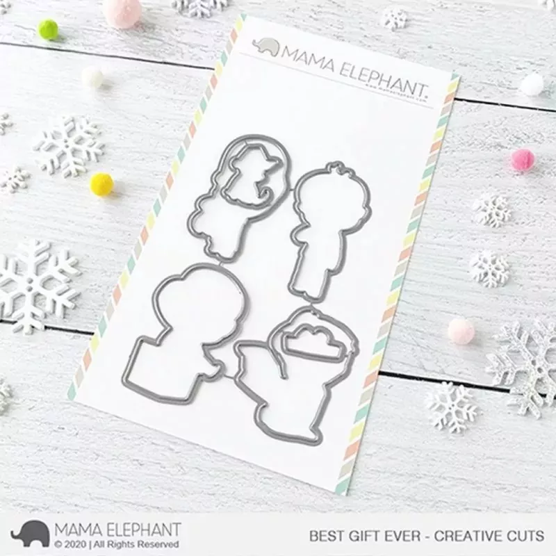 Best Gift Ever Mama Elephant Stamp & Die Bundle 1