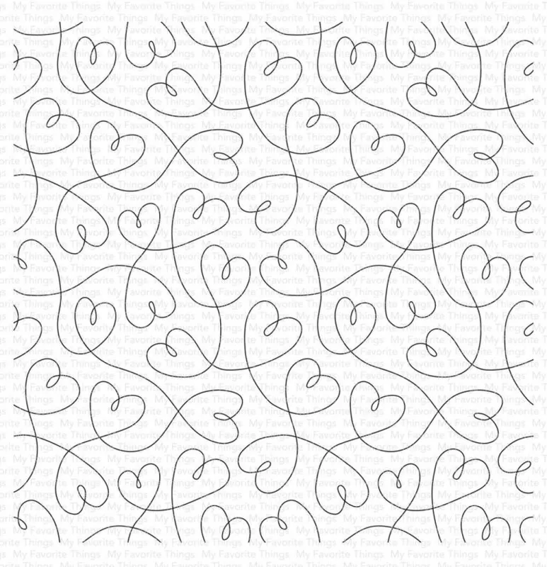 Never-Ending Love Background Hintergrund Stempel Rubber Stamp My Favorite Things