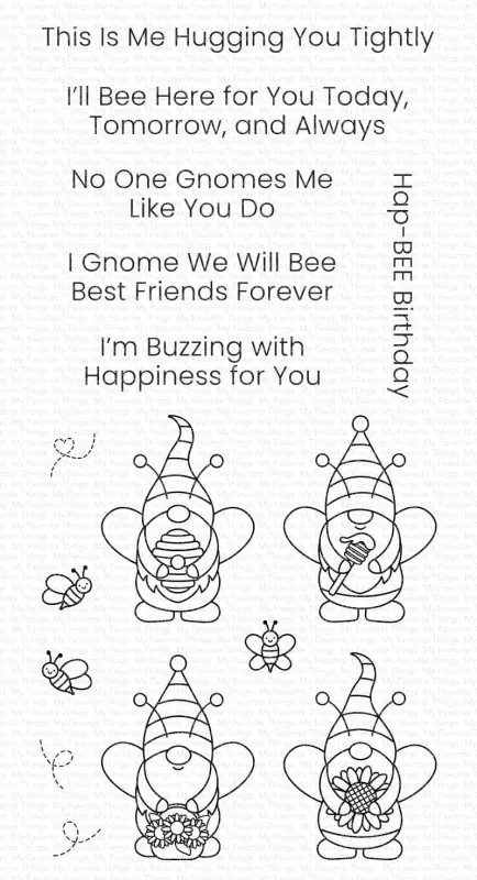 Buzzing with Happiness Clear Stamps My Favorite Things