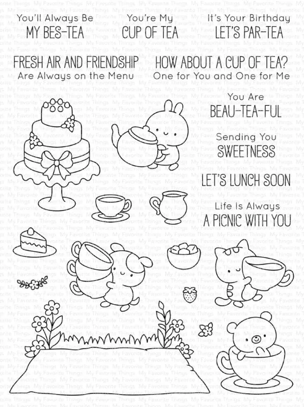 Tea Party Pals Stempel My Favorite Things