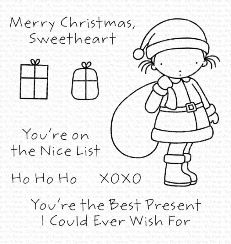 Christmas Sweetheart clear stamps Stempel My Favorite Things