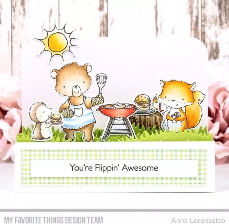 Backyard BBQ Clear Stamps Stempel My Favorite Things Stacey Yakula 1