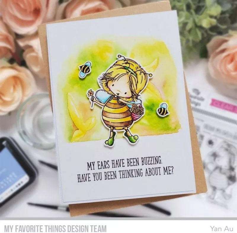 Sweet Honey Bee Clear Stamps Stempel My Favorite Things Projekt 2