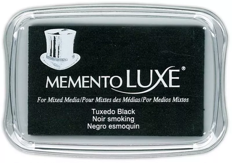Tuxedo Black Memento Luxe Stempelkissen Tsukineko