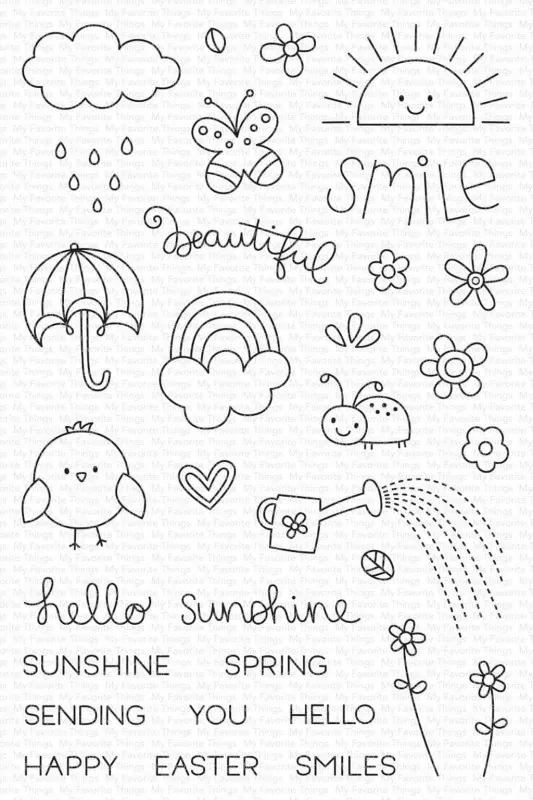 Sending Sunshine and Smiles Stempel My Favorite Things