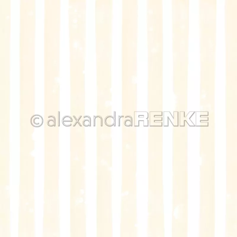 Breite Streifen Zitronengelb Alexandra Renke Scrapbookingpapier