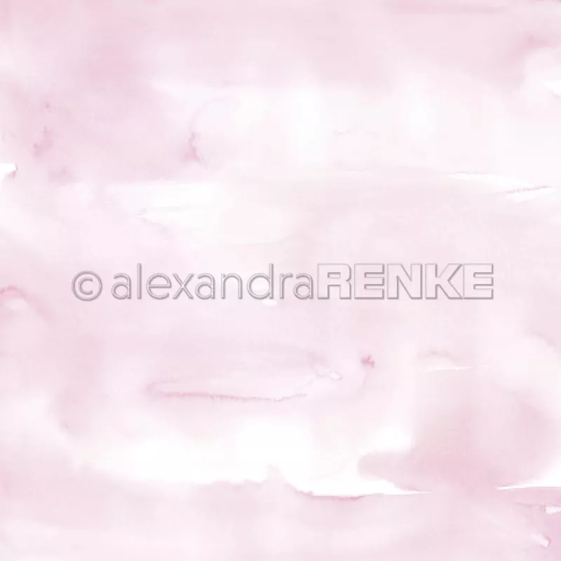 Freestyle-Aquarell Sakurapink Alexandra Renke Scrapbookingpapier