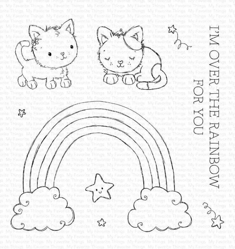 Over the Rainbow Clear Stamps My Favorite Things Rachel Anne Miller