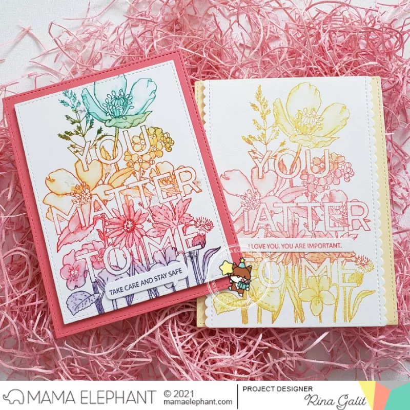 You Matter To Me Clear Stamps Mama Elephant 1