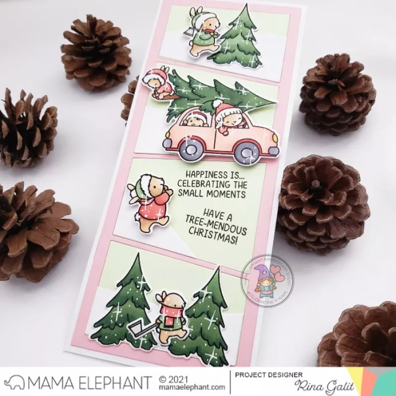 Tree Picking Clear Stamps Mama Elephant 1