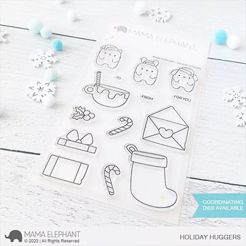 Holiday Huggers Clear Stamps Stempel Mama Elephant