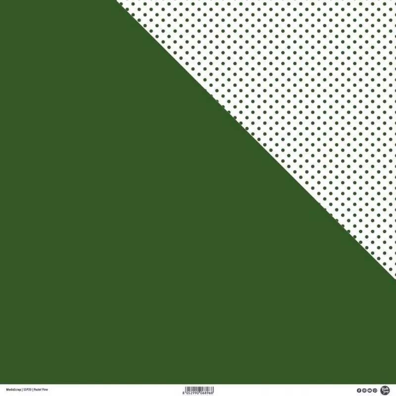 modascrap doppelseitiges Designpapier pastel Pine