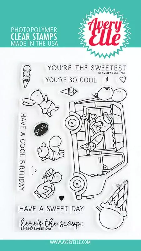 Sweet Day avery elle clear stamps