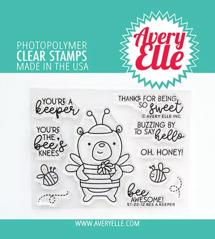Bee A Keeper avery elle clear stamps