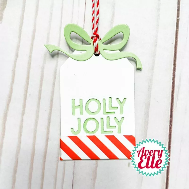 Santa Tags avery elle clear stamps 2