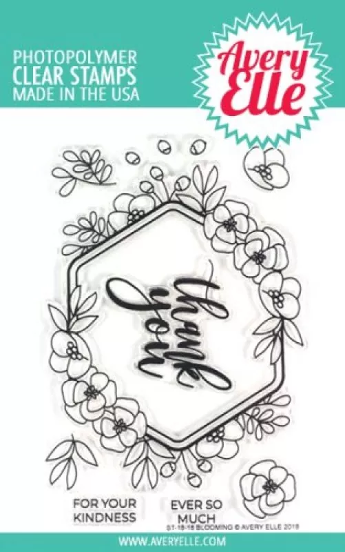 ST1818 Avery Elle Blooming clear stamps