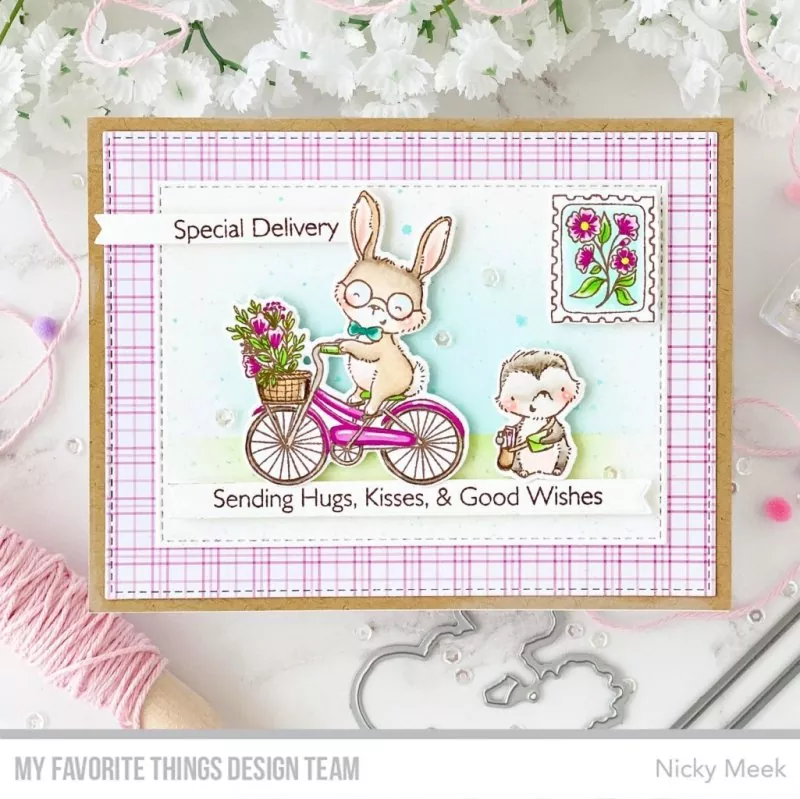 Happy Mail Clear Stamps Stempel My Favorite Things Stacey Yakula 1