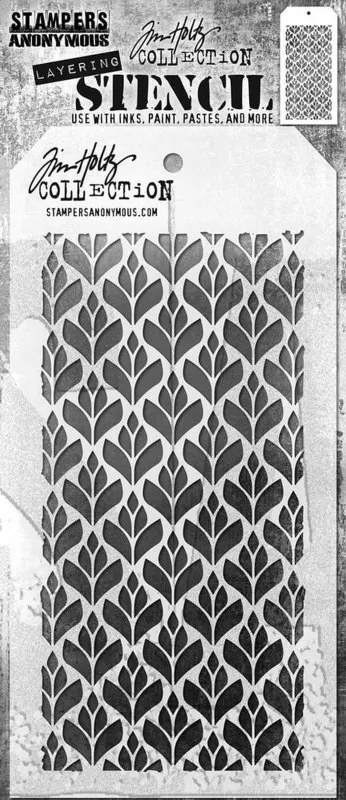 Tim Holtz Deco Floral Layering Schablone Stencil Stampers Anonymous