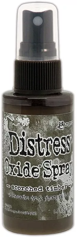 Scorched Timber ranger distress oxide spray tim holtz