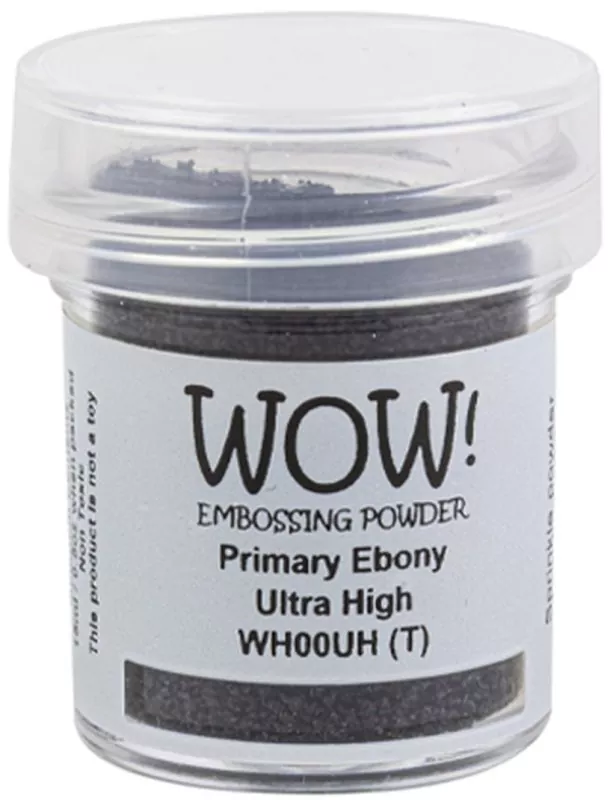 wow embossing powder primary Ebony