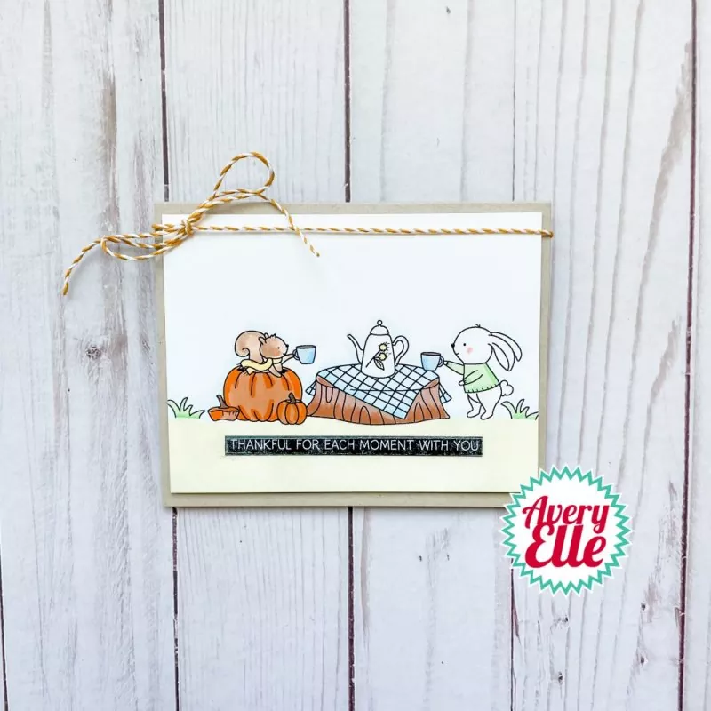 Fall Picnic avery elle clear stamps