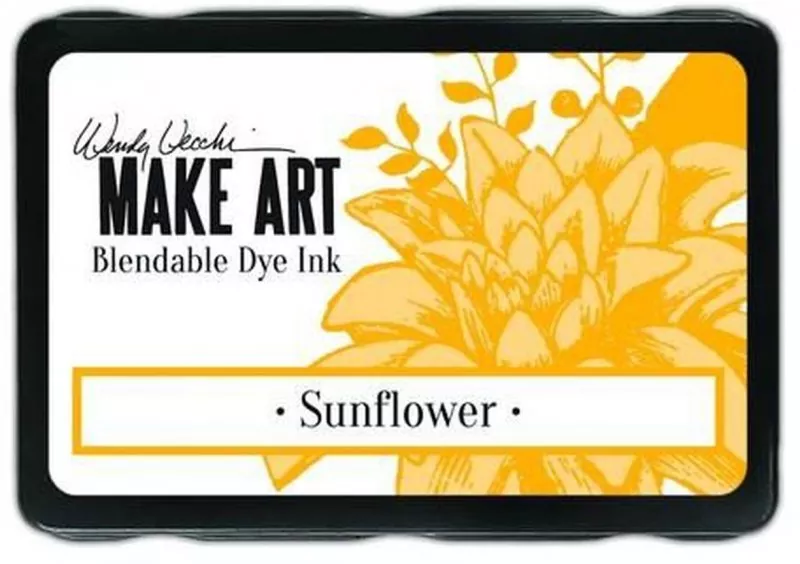 wendy vecchi make art blendable dye ink Sunflower