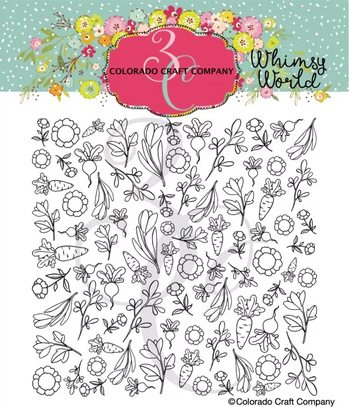 Spring Background Clear Stamps Colorado Craft Company