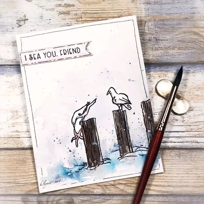Seas The Day Clear Stamps Colorado Craft Company by Anita Jeram 3
