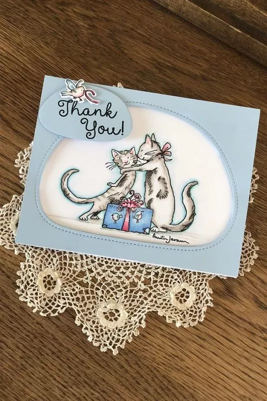 Whisker Kisses Clear Stamps Colorado Craft Company by Anita Jeram 1