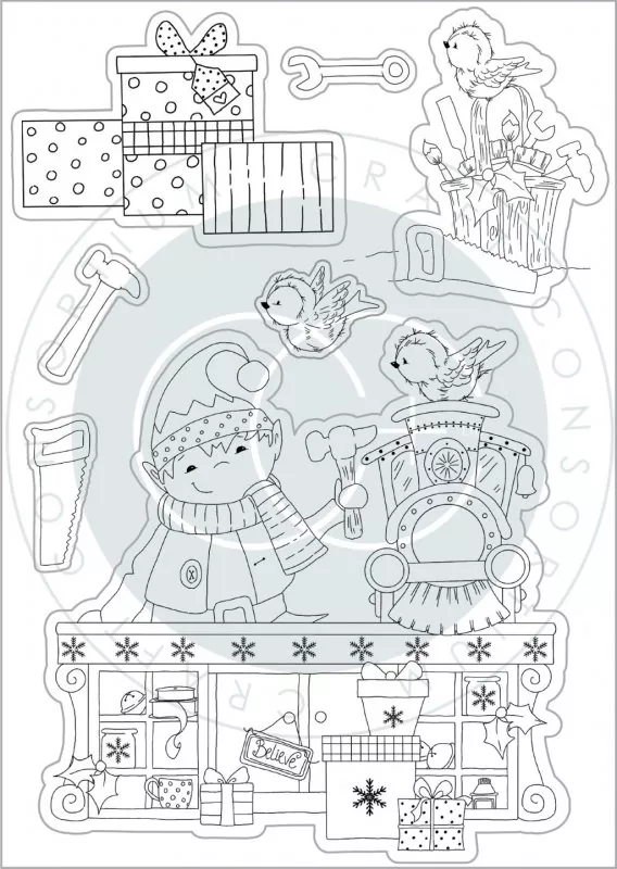Made by Elves Workshop Clear Stamps Craft Consortium 2