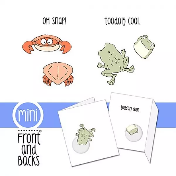 frog crab frontandback stamp Ai