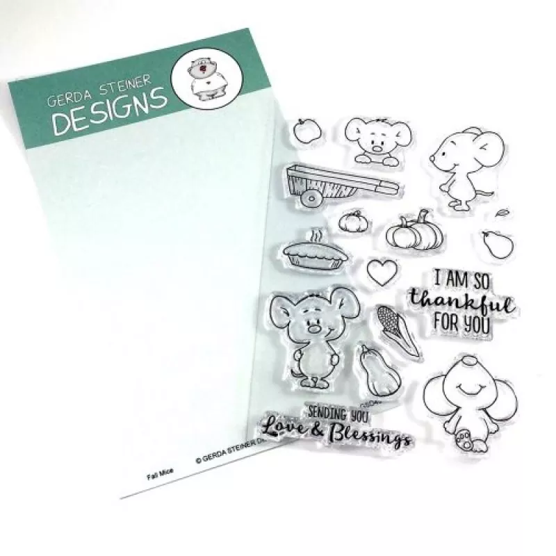 gerda steiner designs clear stamps fall mice