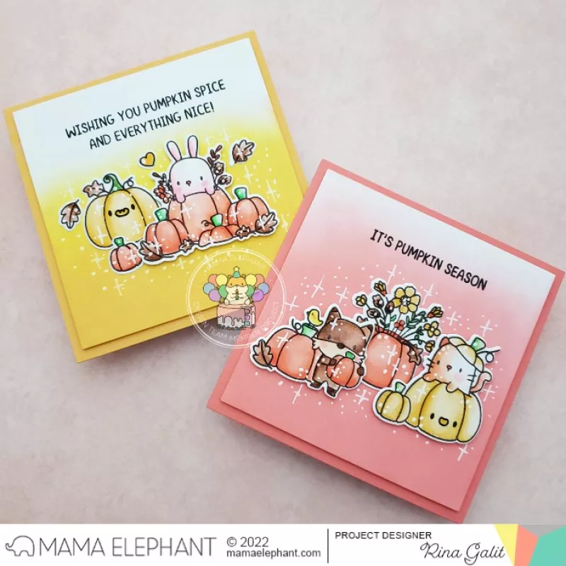 Hey Pumpkin Clear Stamps Mama Elephant 1