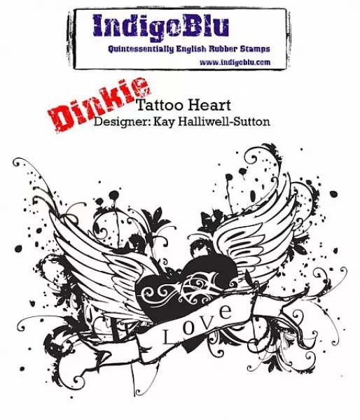 tattooheart indigoblu
