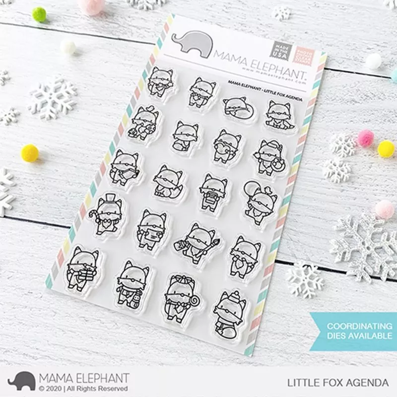 Little Fox Agenda Clear Stamps Mama Elephant