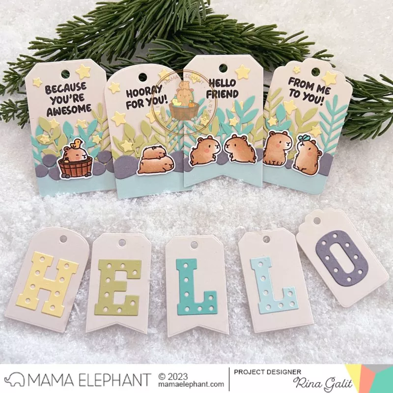 Essential Tag Sayings Clear Stamps Mama Elephant 1
