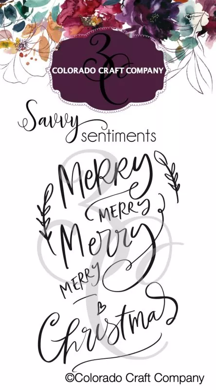 Merry Merry Mini Stempel Colorado Craft Company Savvy Sentiments