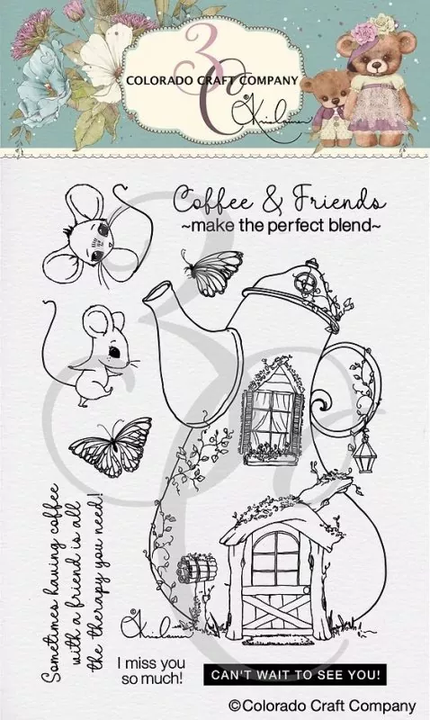 Perfect Blend Clear Stamps Stempel Colorado Craft Company by Kris Lauren