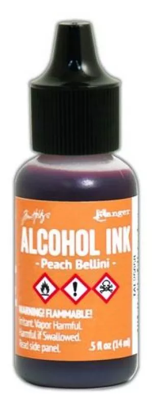 ranger alcohol ink 15 ml peach bellini tal25658 tim holtz