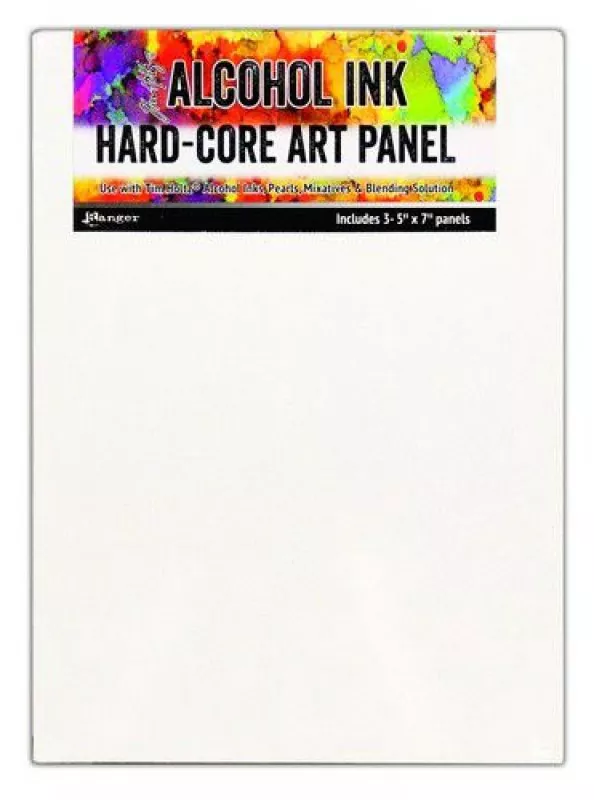 5x7 Alcohol Ink Hard-Core Art Panel tim Holtz Ranger