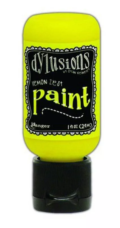 Lemon Zest Dylusions Paint Flip Cap Bottle Ranger