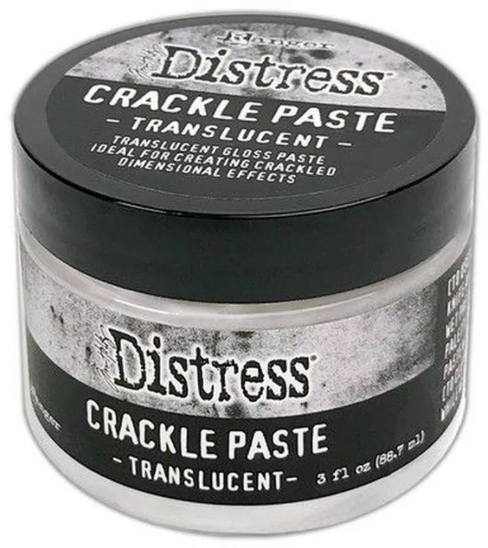 distress crackle Paste Translucent ranger Tim Holtz