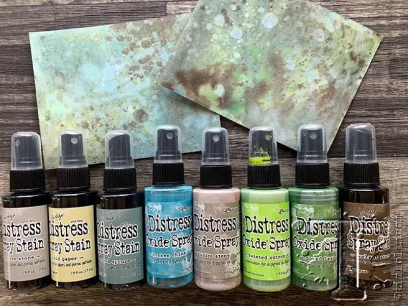 tim holtz distress oxide spray new spring 2019 colorchart5