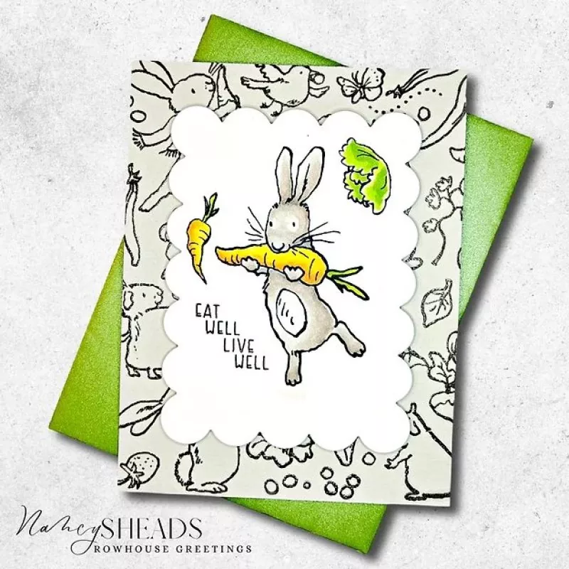 Veg Out! Clear Stamps Colorado Craft Company by Anita Jeram 4
