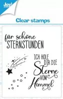Sterne Text DE 1 - Stempel - Joycrafts