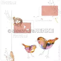 Paradies Vogelpaar - 12"x12" - Alexandra Renke