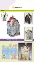 Village House 2 - Stanzen - Impress Stamp Dies - CraftEmotions